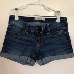 Denim shorts